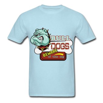 CONLEGO Cheapest Men's Bull Dogs T-Shirts Sky Blue  