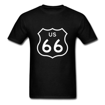 CONLEGO Creative Men's Route 66 T-Shirts Black  