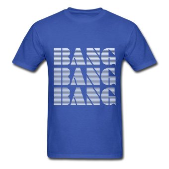 CONLEGO Designed Men's Bang Hotel T-Shirts Royal Blue  