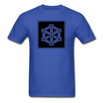 CONLEGO Designed Men's Big Box T-Shirts Royal Blue  