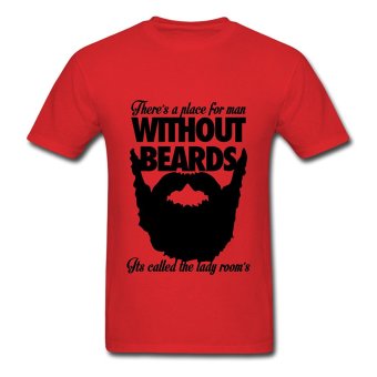 CONLEGO Fashion Men's Without Beards T-Shirts Red - intl  