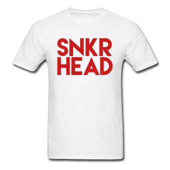 CONLEGO Hot Sale Men's Snkr Head T-Shirts White - intl  