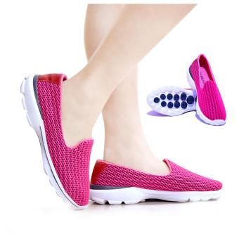 Coolers Sepatu Wanita/Pria Sneaker/sport Korean style - Pink Pink  