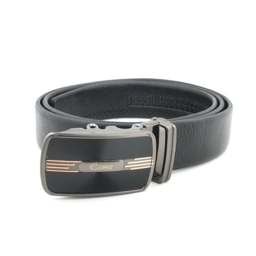 Cosset - Ikat Pinggang Kulit - Hitam - Kulit Asli - Model Rel 00268 Cosset - Ikat Pinggang Kulit - Hitam - Kulit Asli - Model Rel 00268