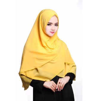 Cotton Bee Khimar Zalwa - Yellow Simpson  