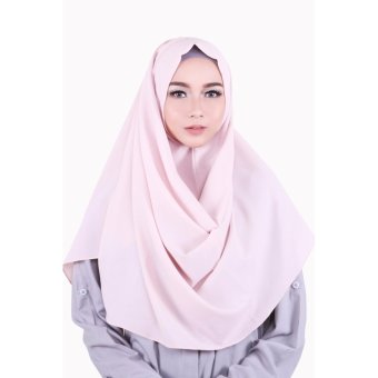 Cotton Bee Pashmina Instant Alice - Light Pink  