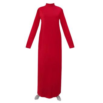 CottonHeaven Manset Dress Gamis 28 Warna All Size & Big Size - Merah  