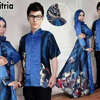 Couple Fitria Ez Long - Biru  