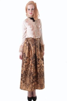 Covering Story Rok Muslim Cannes Skirt CS 119 Light Caramel  