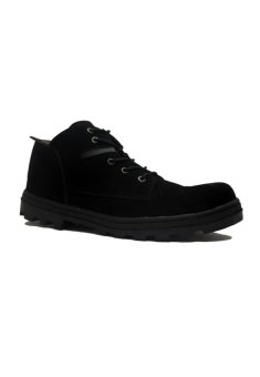 Cut Engineer Classic Safety Low Boots Suede Black  