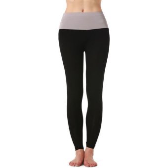 Cyber ACEVOG Fashion Women's Casual Slim Sport Yoga Elastic Long Pants(Gray)  