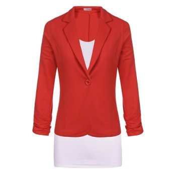 Cyber Meaneor Women Casual Work Solid Candy Color Blazer  