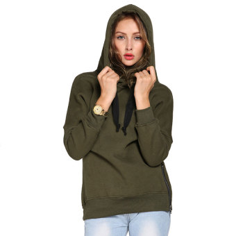 Cyber New Fashion Women Casual Outwear Sport Sweatshirts Hooded Hoodie Tops  