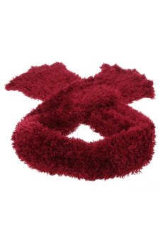 Cyber New Stylish Warm Scarf High Elastic All-Match DIY Scarves Winter Autumn Pashmina Scarves(Wine Red)  