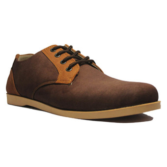 D-Island Shoes Men's Casual Loafer Suede - Coklat  