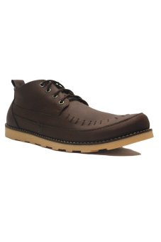D-Island Shoes Royale Low Boots England - Cokelat Tua  