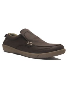 D-Island Shoes Slip On Reborn Special Leather Dark Brown  