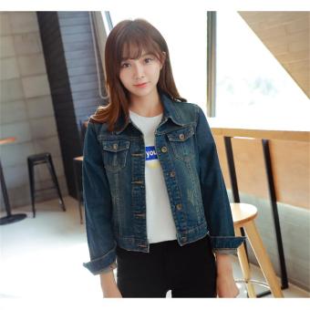 plus size light wash denim jacket