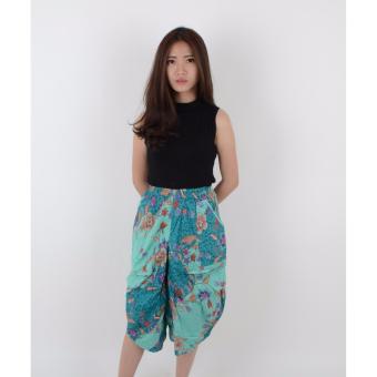De Voile Batik Fashion Wanita Modern Amanda FS pants(Tosca)  