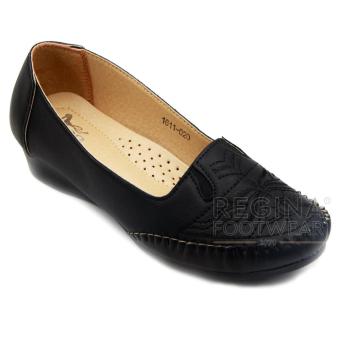 Dea Sepatu Flat / Trepes / Selop / Moccasin Flat Shoes Wanita Wanita 1611-020 - Black  
