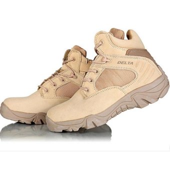 Delta Sepatu Army Tracking Shoes Tactical Pendek - Brown  