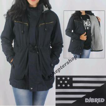 DJBRED - Jaket Parka Blazer Women Sleting Navy Best Seller  