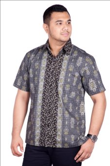 Djoeragan Batik Modern LK301 (Hem Kantor Pria Laki Cowo)  