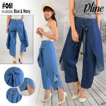 Dline Jeans Woman Pant Tunic Jeans RO 061 Blue  