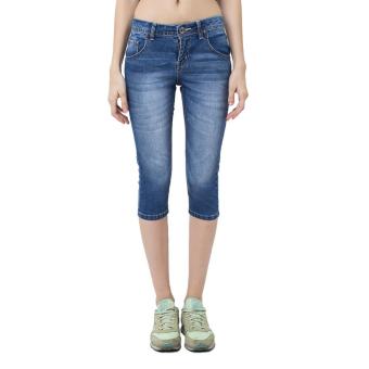 DocDenim Ladies Jeans Arwen 7/8 Skinny Fit - Biru  