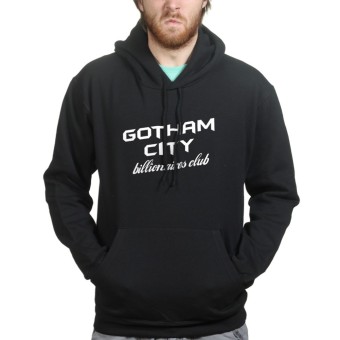 Don & Dona Hoodie Gotham City Billionaires Club - Hitam  