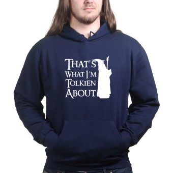 Don & Dona Hoodie That's What I'm Tolkien About - Hitam  