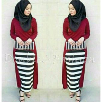 DoubleC Fashion Pro Mariam 3in1 Maroon  