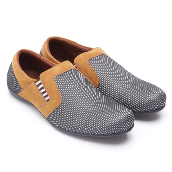Dr. Kevin Men Casual Shoes 13247 Silver/Tan  