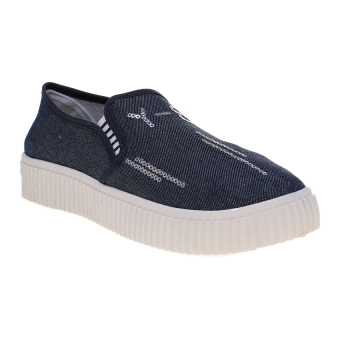 Dr.Kevin Women Sneakers Slip On 43179 - Blue  