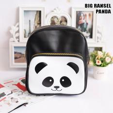 EL PIAZA Ransel Big Panda - Ransel Lucu Tas Ransel Tas Sekolah Anak Tas Berpergian Tas