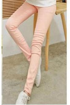 Elastic Waist Maternity Pants for Pregnant Women (pink) - intl  