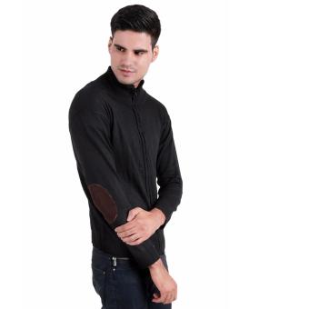 elfs shop cardigan rajut resleting siku hitam elfs shop cardigan rajut resleting siku hitam