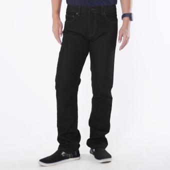 Emba Jeans Celana Panjang Pria BS 08.1 Jordan Regular - Jet Black  