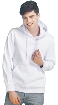 EOZY Trendy Men's Solid Color Pullover Hoodies Windbreaker Korean Style All-match Male Leisure Casual Outerwear Coat Tops (White) - intl  