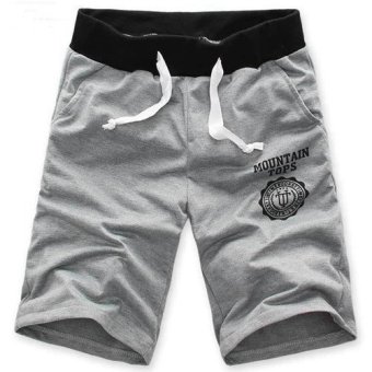 Fashion Basketball Sport Shorts Fashion Cotton Summer Men Short Pants Casual Outdoor Sports Shorts(Light Grey) - Intl  