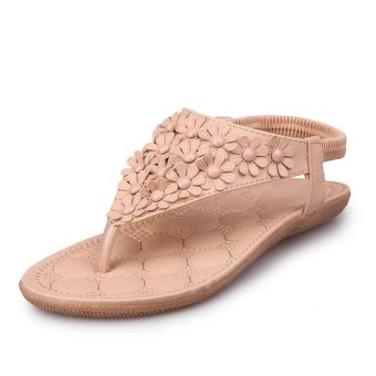 . Fashion Flat Sandals for Women-Apricot - Intl  