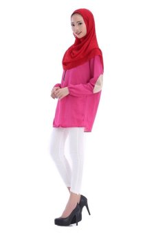 Fashion Muslim Women long sleeve T-shirt (Pink) - Intl  