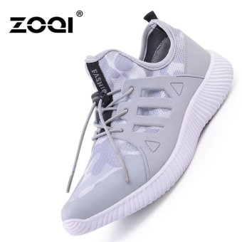 Fashion Running Shoes ZOQI Men's Sports Shoes Sneaker (Grey) - intl  