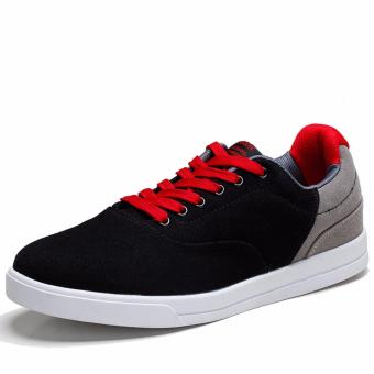 Fashion sneakers, street leisure series of shoes, men's fashion, fashion shoes, color and diverse(black) - intl  