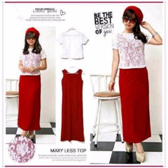 Flam Dres Vanesa_Maroon  