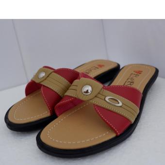 Flat Sandals Maroon 900  