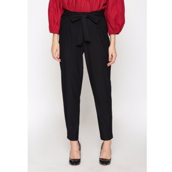 Front tied kullote - Black  