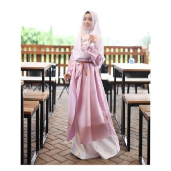 Gamis Salima Dress [Purplish Pink]  