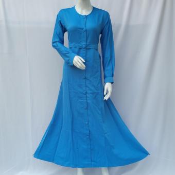 Gamis Syari Maleeka Khayba Dress - Biru  