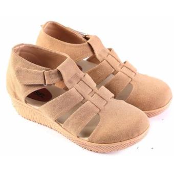 Garsel Sandals Wanita Bahan Synth Sol TPR Hak. 3cm - L 500  
